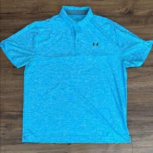Under Armour Men's Light Blue Polo Shirt